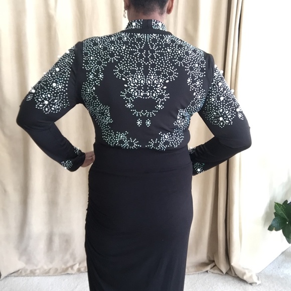 Pearl & Embellished Body Suit 2X - Picture 3 of 16